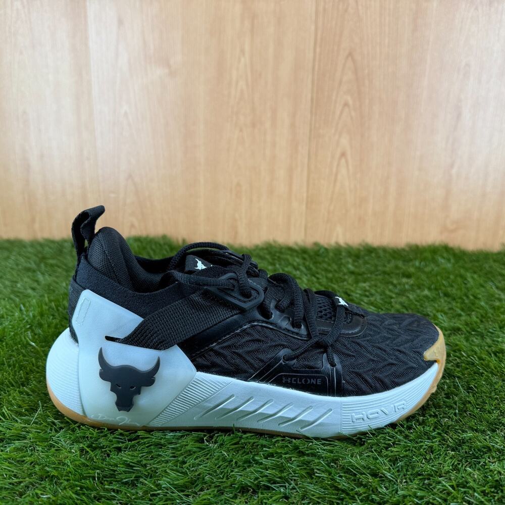 Under Armour Project Rock 6 Black White 3026535-002 Women’s 6.5 New Without Box - Picture 2 of 7